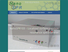 Tablet Screenshot of nanospr.com